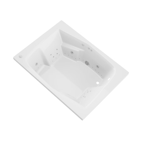 Atlantis Whirlpools Atlantis Whirlpool Caresse 54 x 72 Rectangular Air & Whirlpool Bathtub 5472CDR